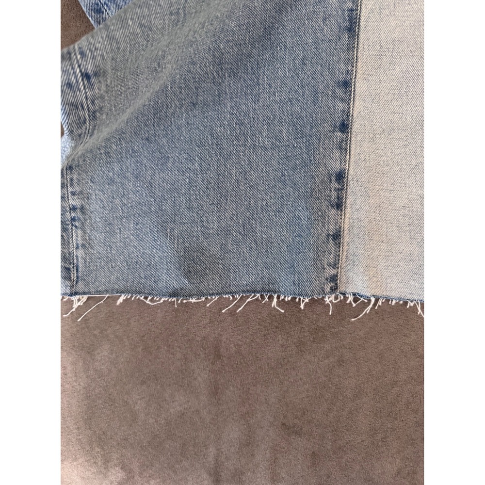 7 For All Mankind Paneled Lotta Wide Leg Jeans Seabreeze Blue Size 28 NWT - Picture 8 of 8